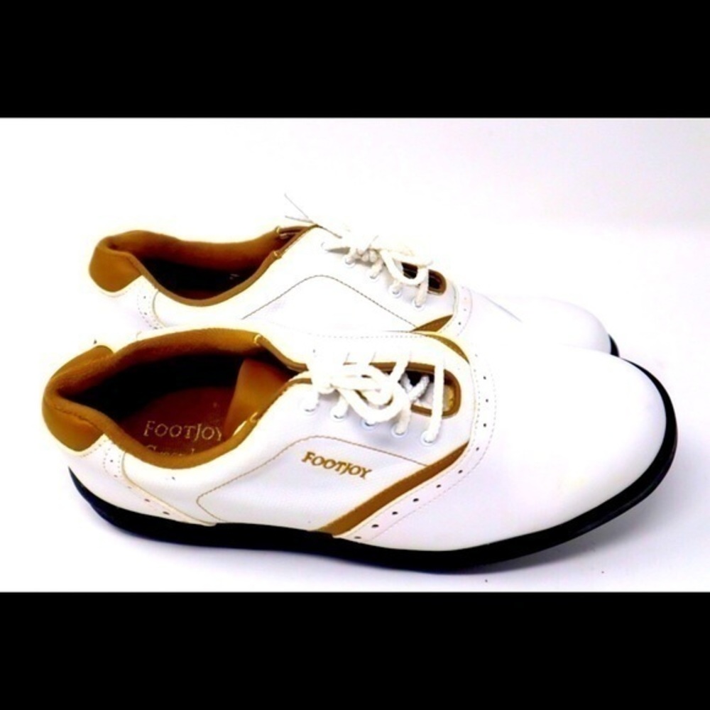 FootJoy - Wmns GreenJoys Golf Shoe ‘White/Tan’